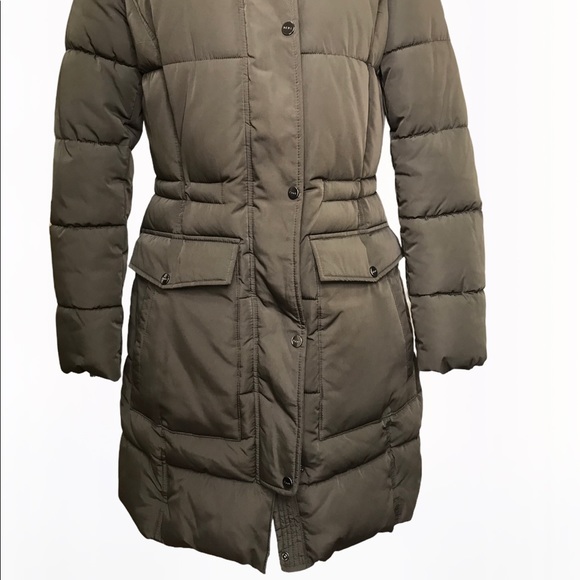 DKNY Faux-Fur Trim Hooded Women’s Parka/Coat - S - Picture 11 of 17